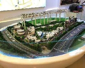 怎样处理沙盘模型表面的文字与标志？